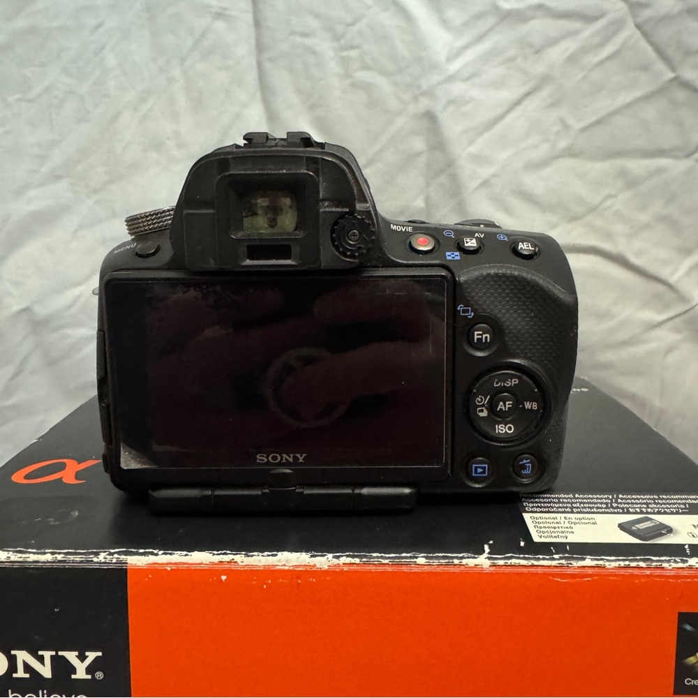 Sony Alpha A55 DSLR Camera w/2 Lenses, Batteries, & Chargers (SLT-A55VL) - Picture 5 of 15